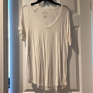 American Eagle White Soft T Shirt Size M